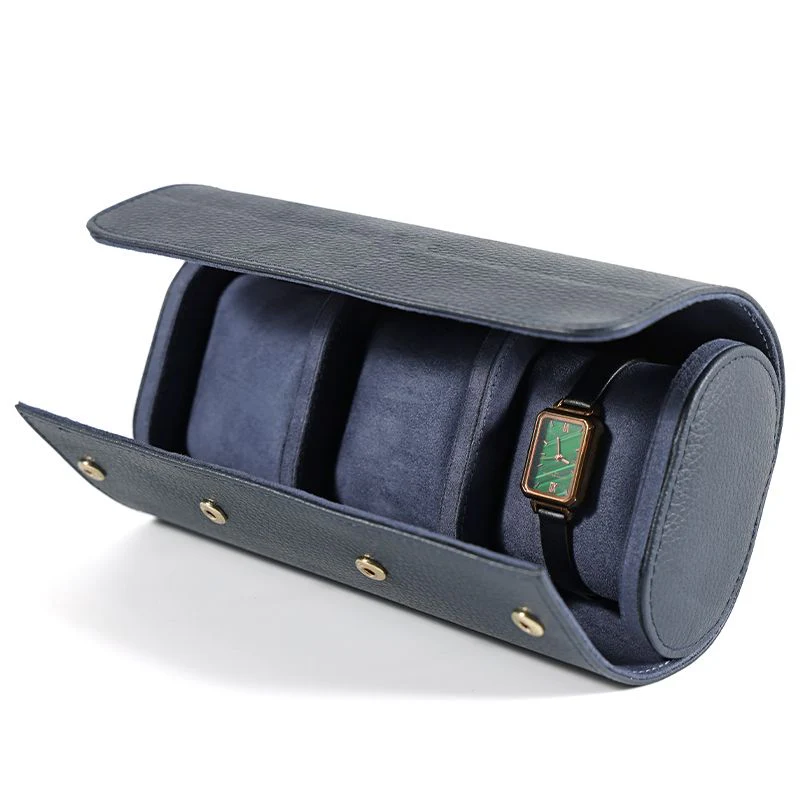 TC-033 Estuche de relojes Tancy 3 compartimientos de piel - Image 5