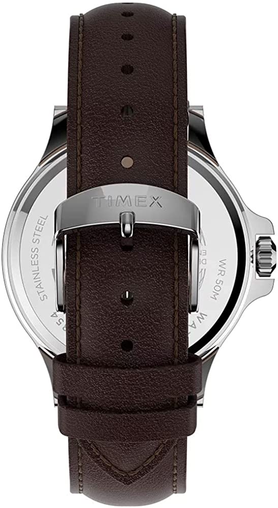TW2U13000 Timex Harborside de caballero pulsera de piel - Image 5