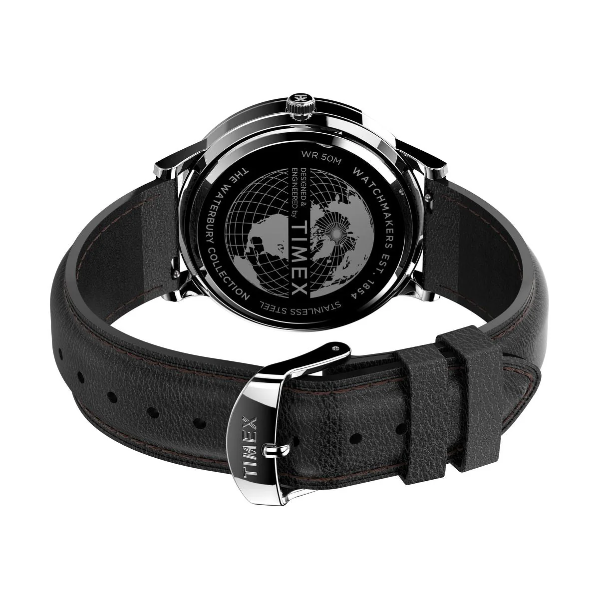TW2U88400 Reloj Timex Waterbury Classic de hombre correa de cuero - Image 2