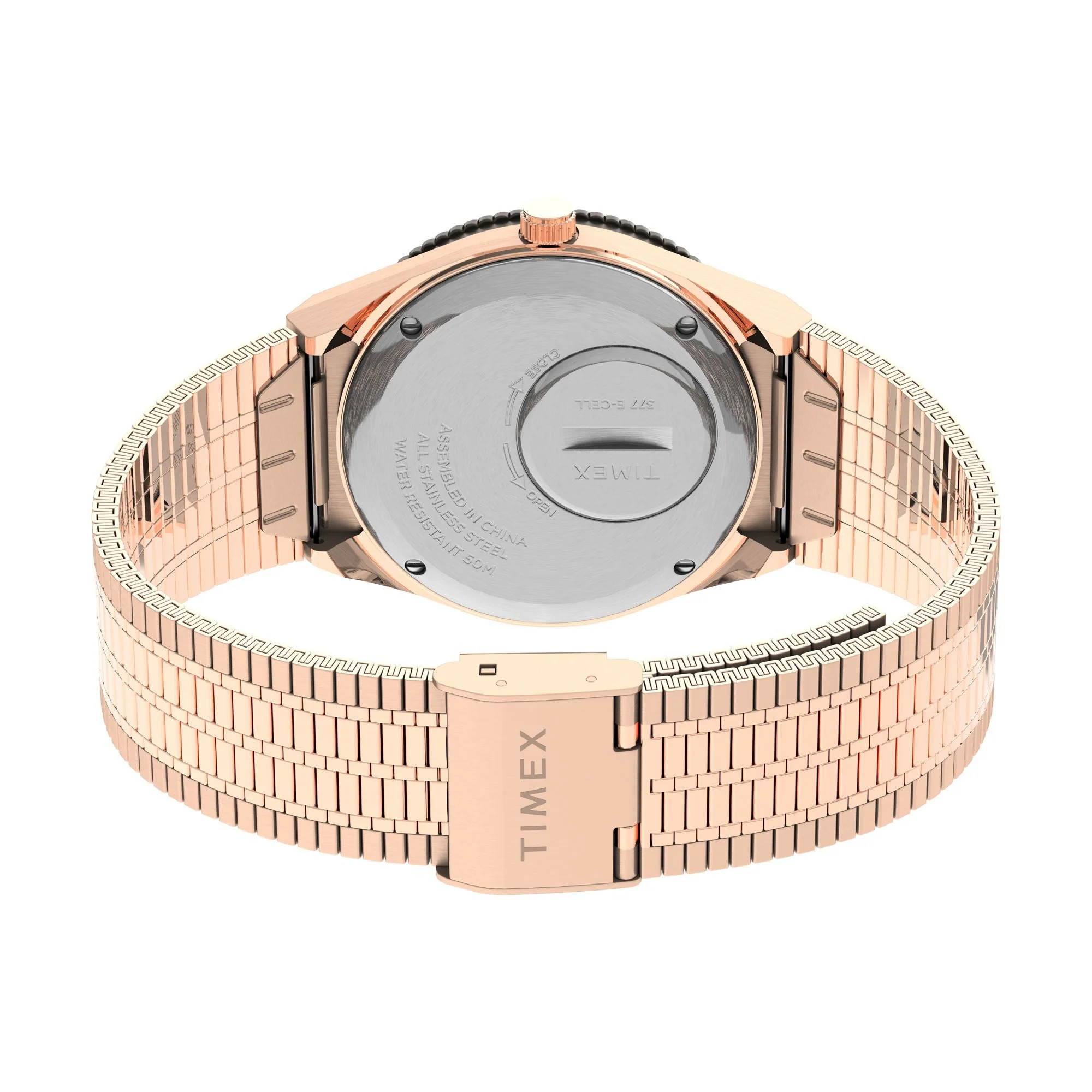 TW2U95700 Reloj Q Timex de dama pulsera de metal 36 mm - Image 3