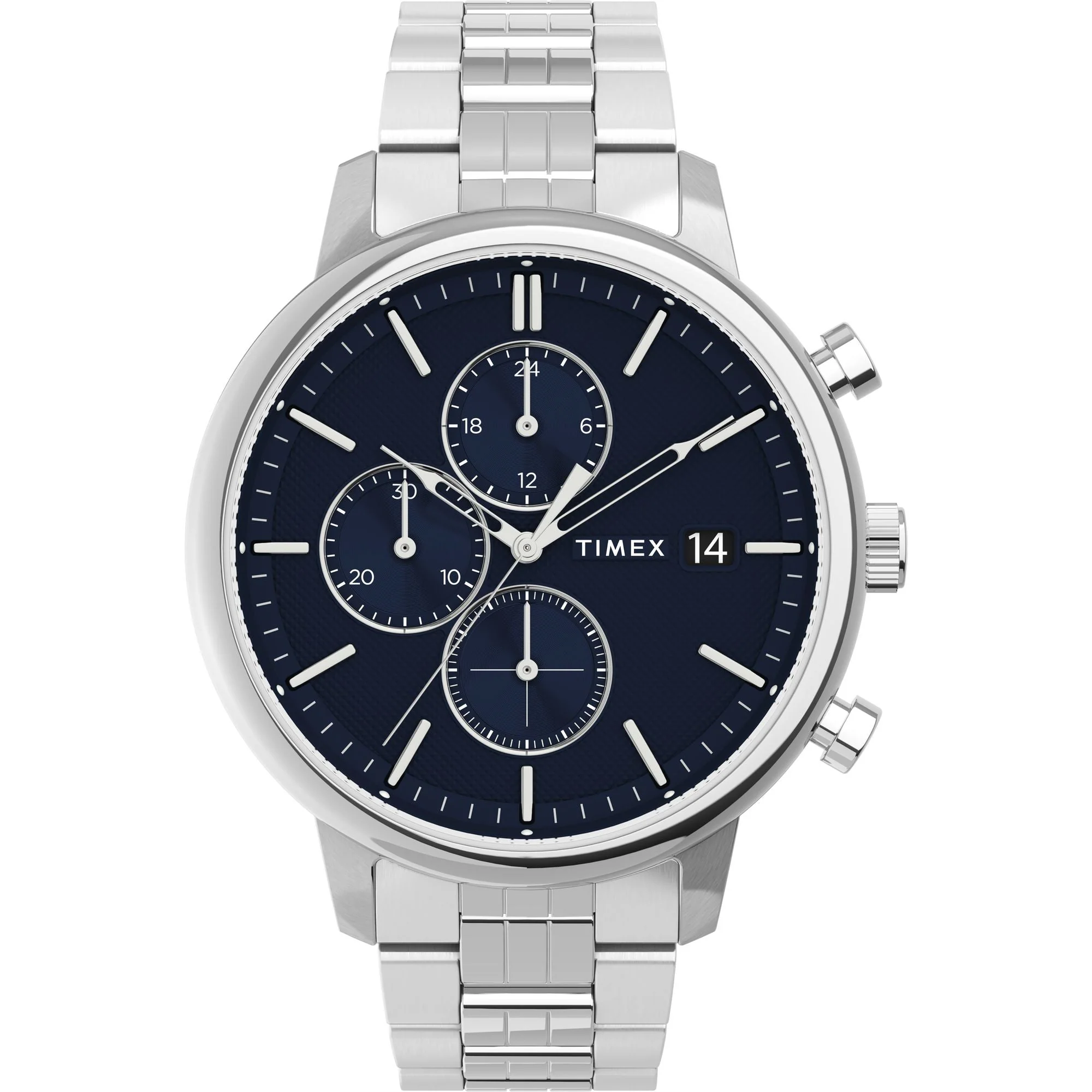 TW2V01700 Reloj Timex Chicago de hombre pulsera de metal 45 mm