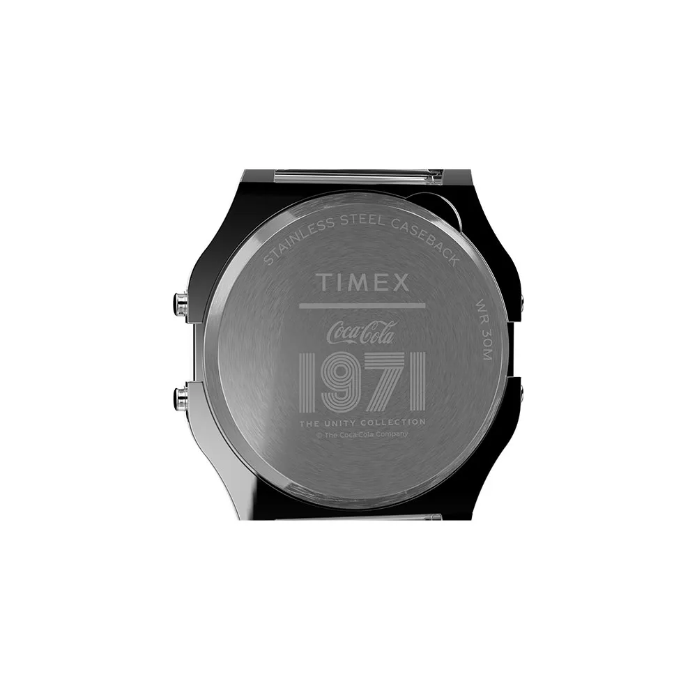 TW2V25900 Reloj Timex Coca-Cola Unity Unisex pulsera de metal - Image 3