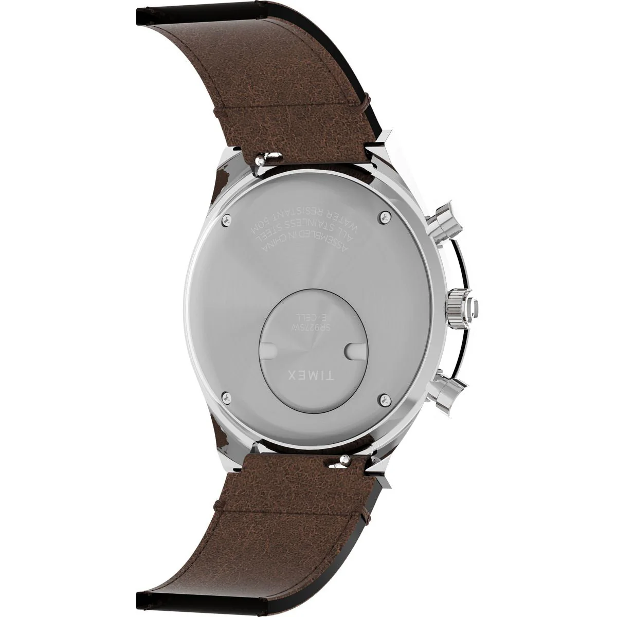 TW2V42800 Reloj Timex Q Chronograph de hombre correa de cuero - Image 3