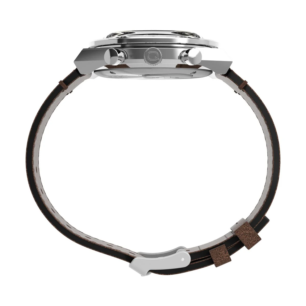 TW2V42800 Reloj Timex Q Chronograph de hombre correa de cuero - Image 5