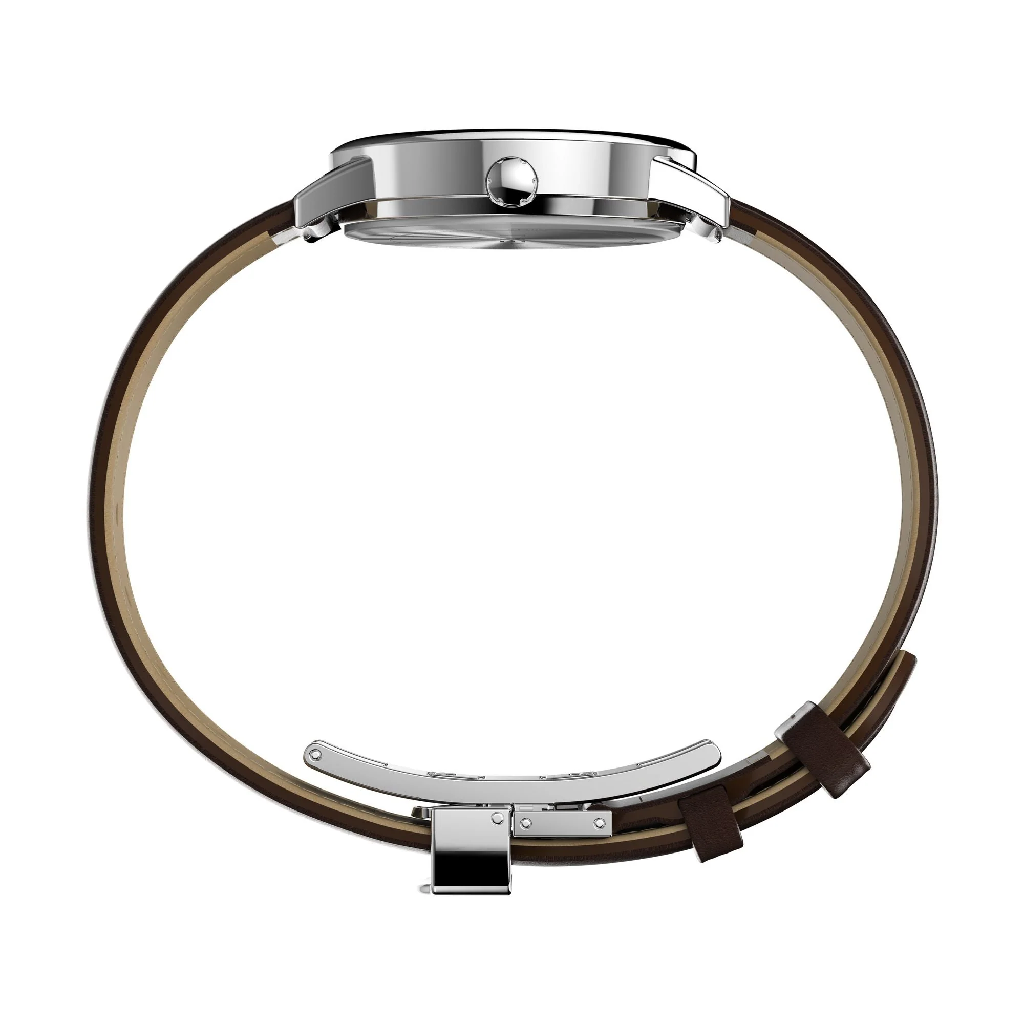 TW2V69000 Reloj Timex Easy Reader de dama correa de piel 30 mm - Image 5