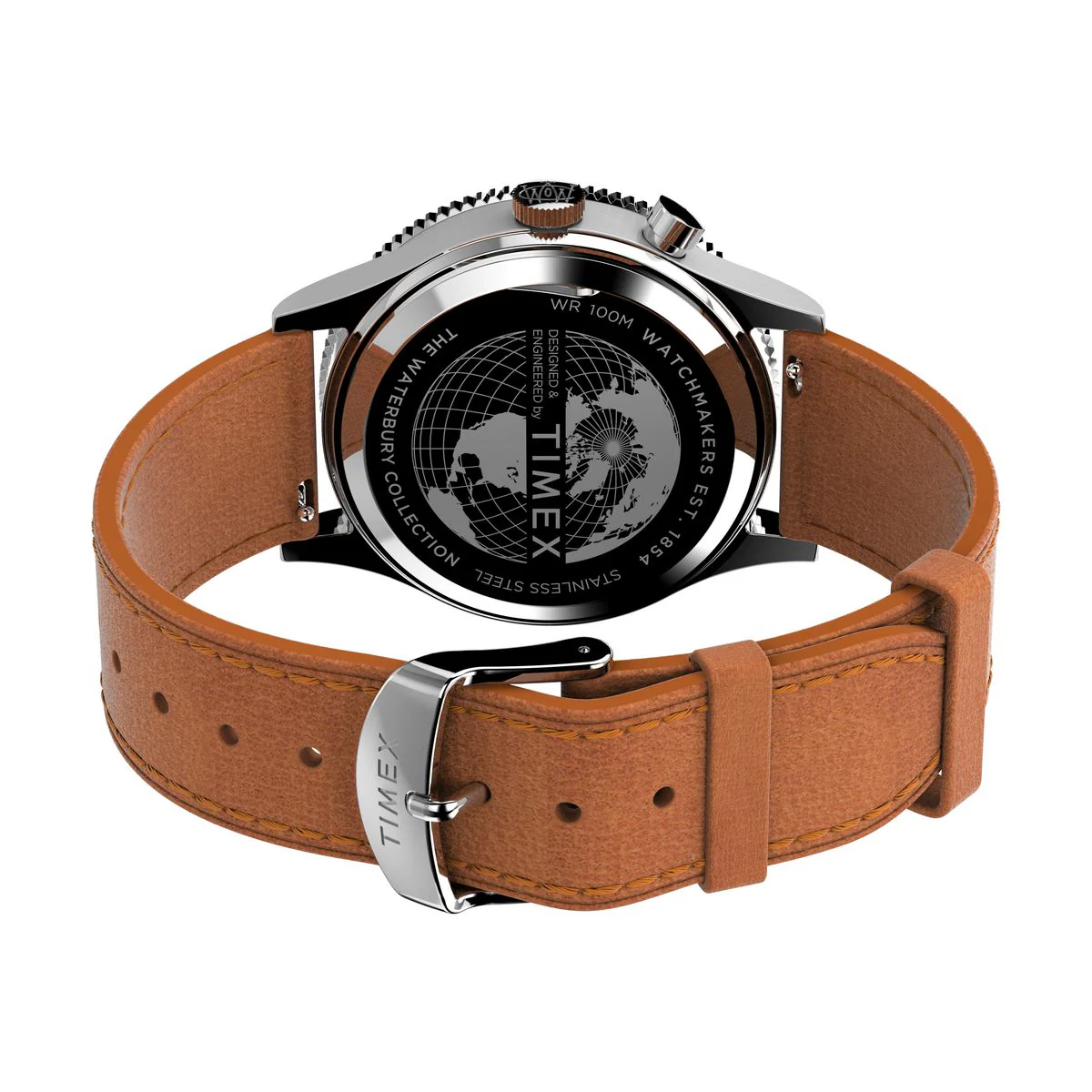 TW2V74000 Reloj Timex Waterbury Traditional de hombre pulsera de piel 39 mm - Image 3