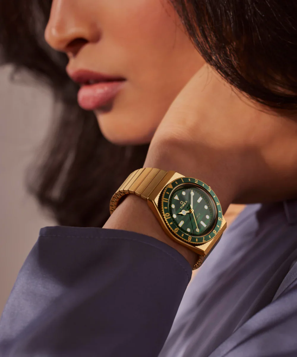 TW2V92200 Reloj Timex Q de dama pulsera de metal - Image 7