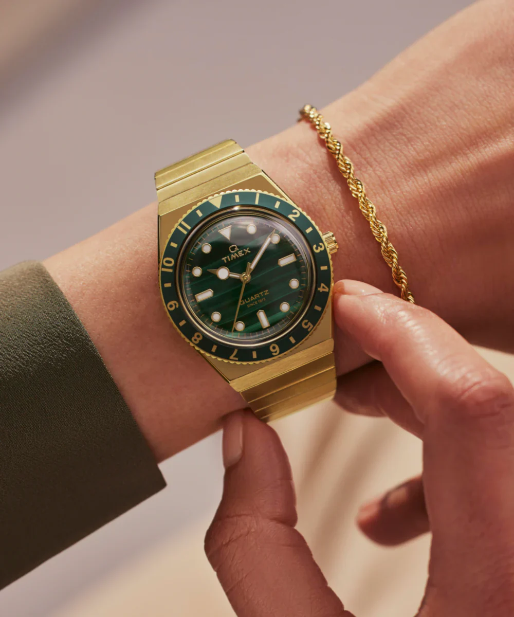 TW2V92200 Reloj Timex Q de dama pulsera de metal - Image 8