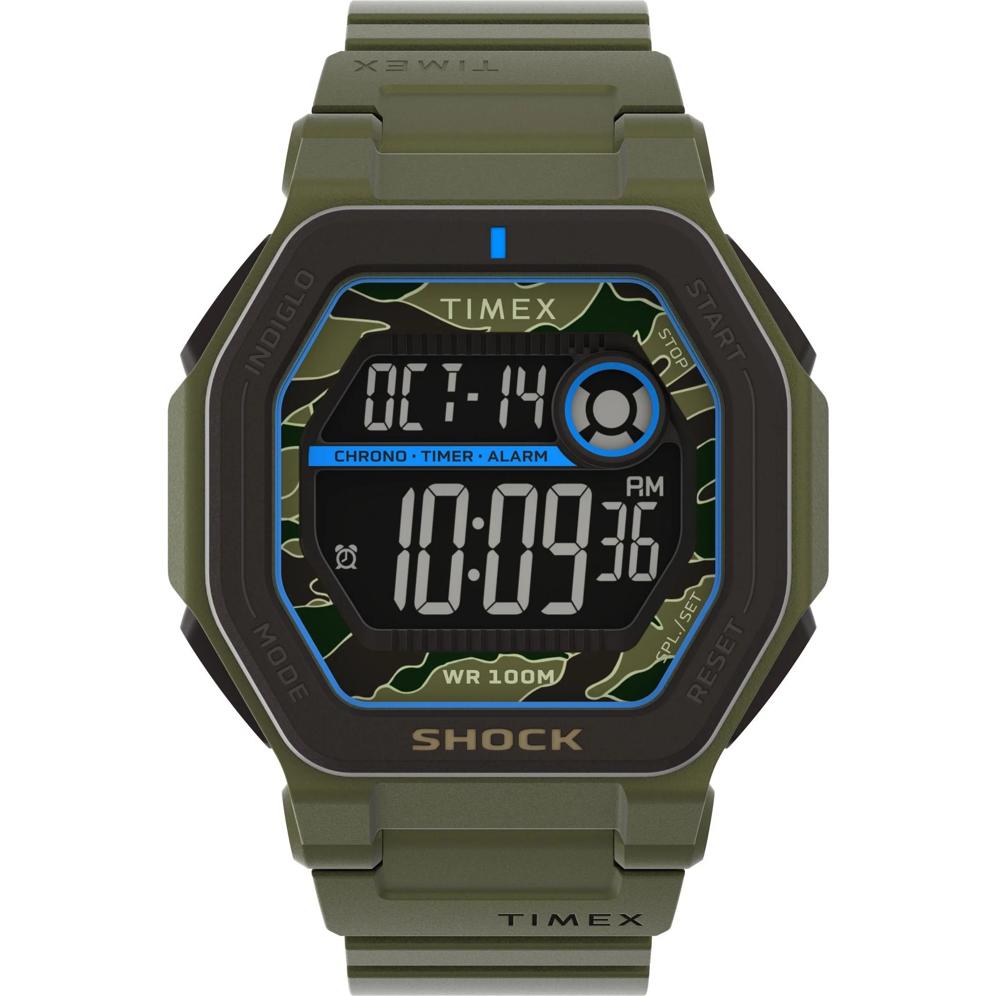 TW2V93700 Reloj Timex Command Encounter de hombre pulsera de caucho 45 mm