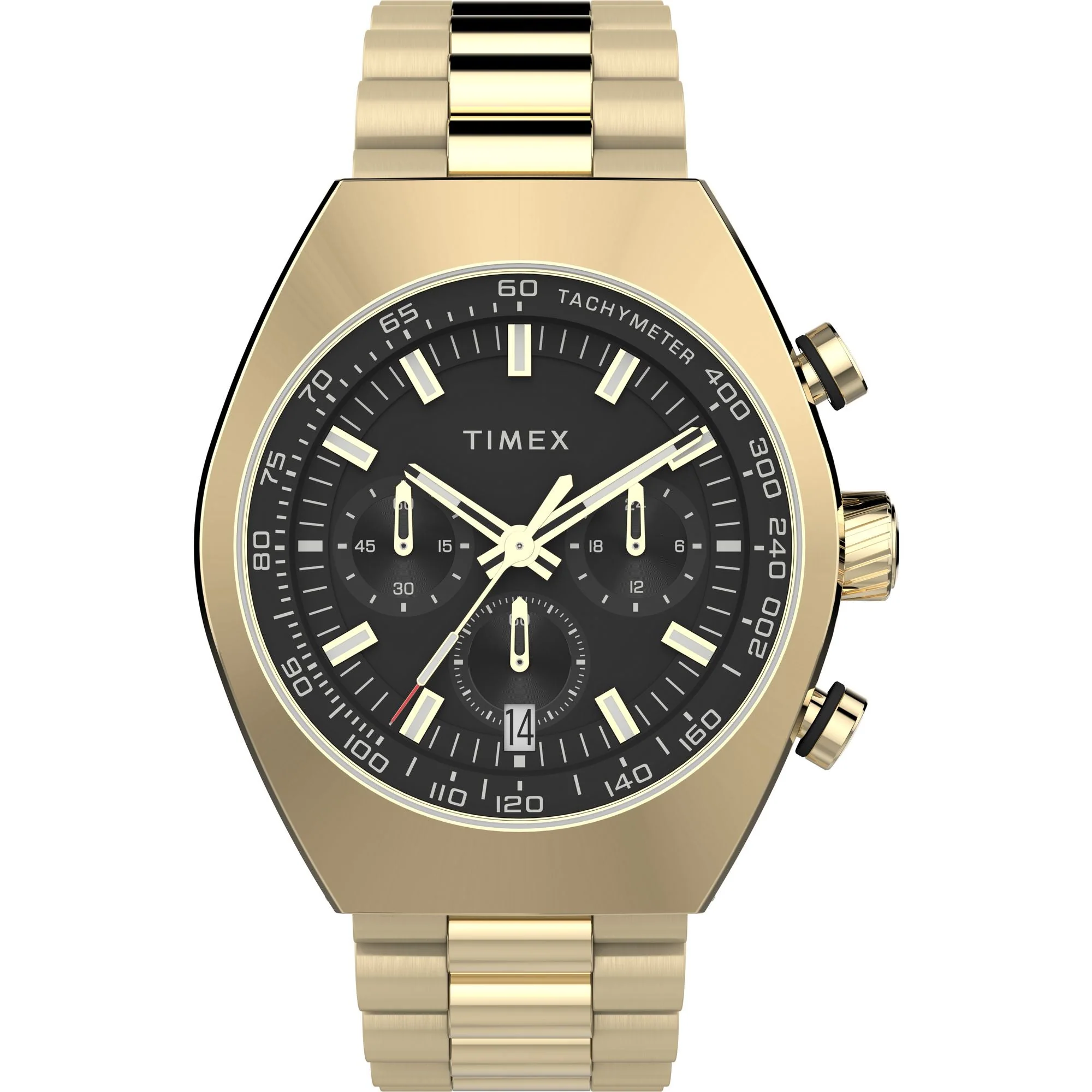 TW2W22100 Reloj Timex Legacy Tonneau de hombre pulsera de metal 42 mm
