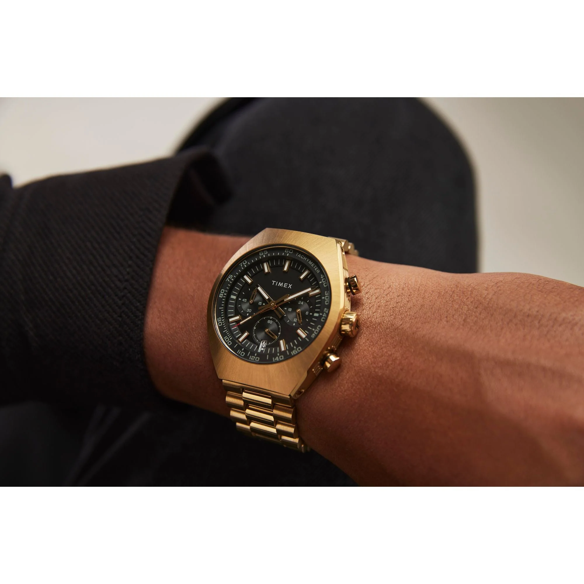 TW2W22100 Reloj Timex Legacy Tonneau de hombre pulsera de metal 42 mm - Image 3