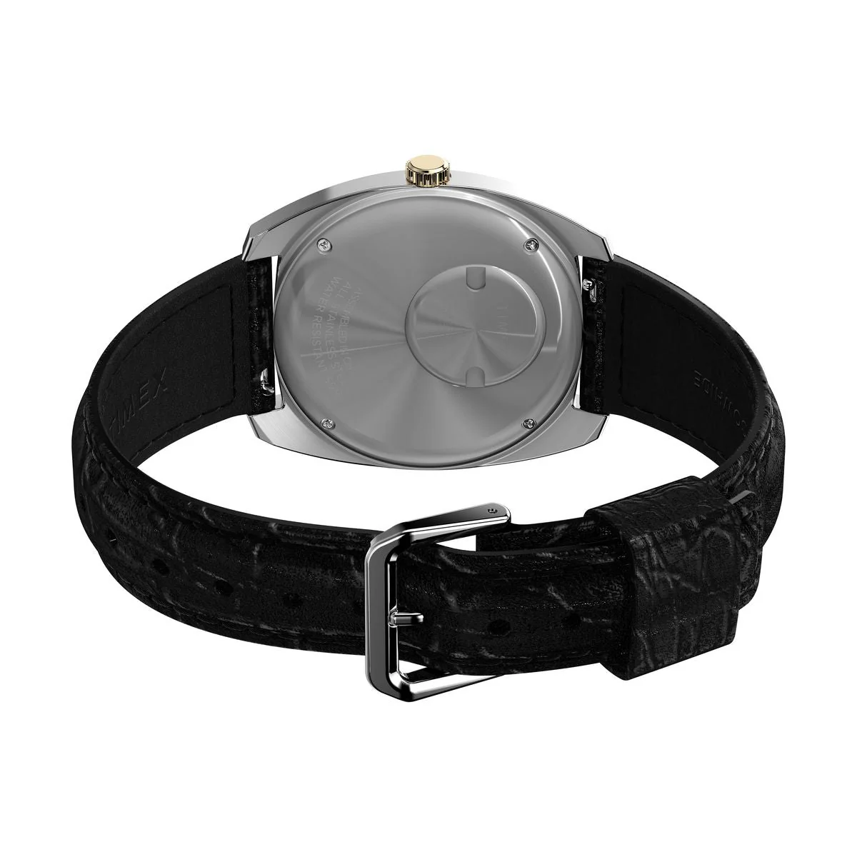 TW2W44800 Reloj Timex Q Day/Date de hombre correa de cuero - Image 3