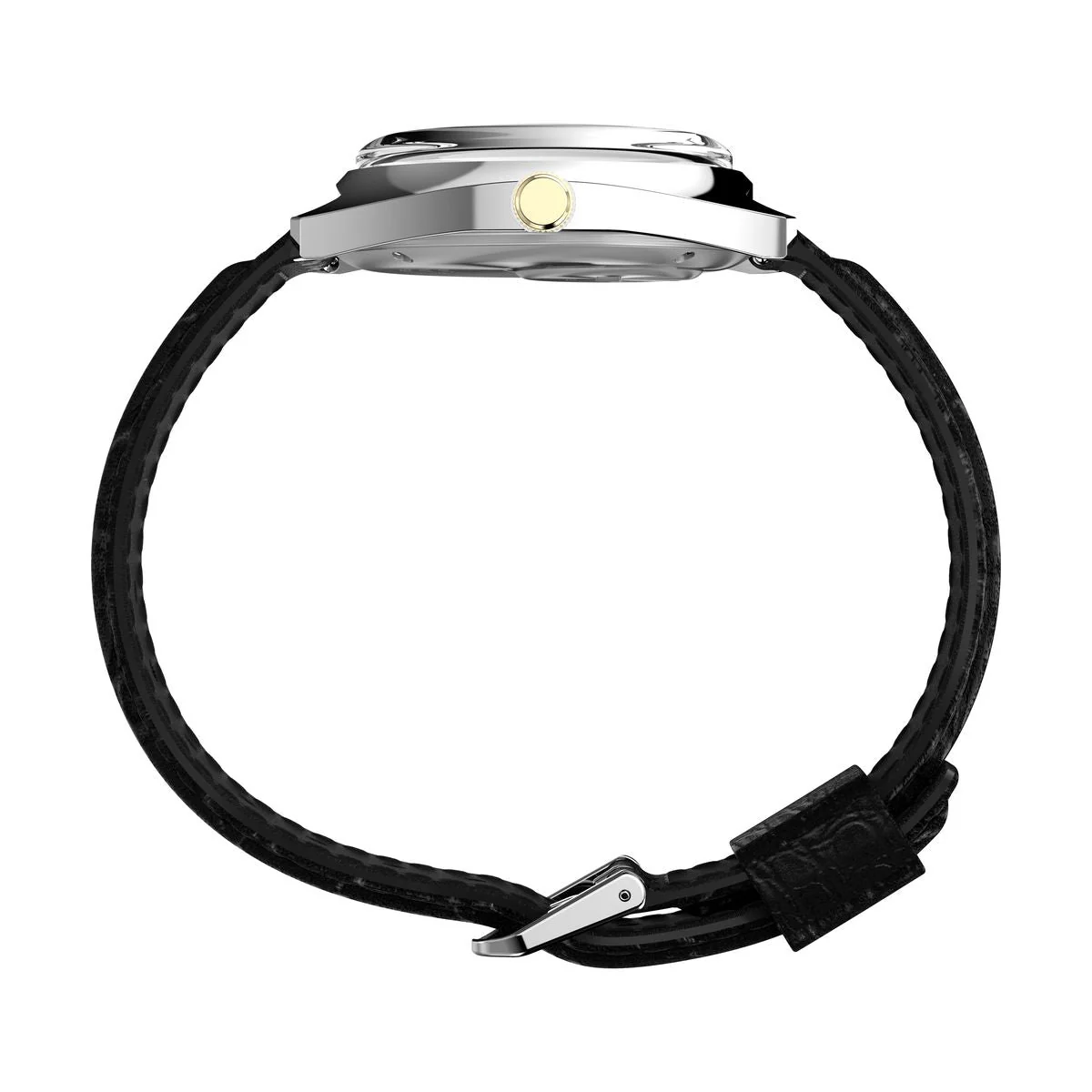 TW2W44800 Reloj Timex Q Day/Date de hombre correa de cuero - Image 4