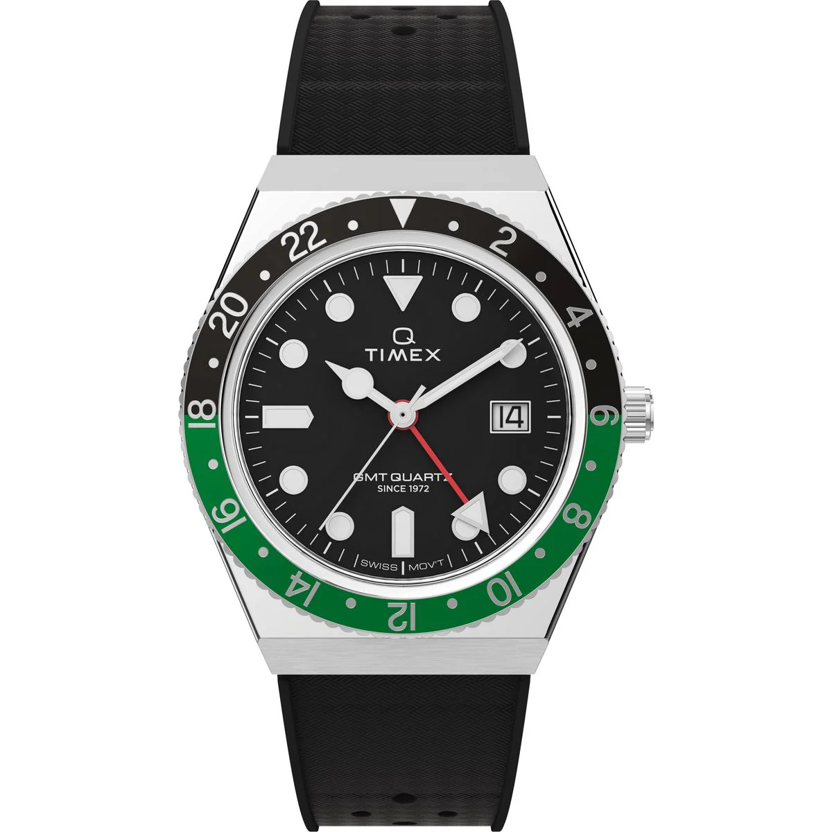 TW2W57500 Reloj Timex Q GMT de hombre correa de resina