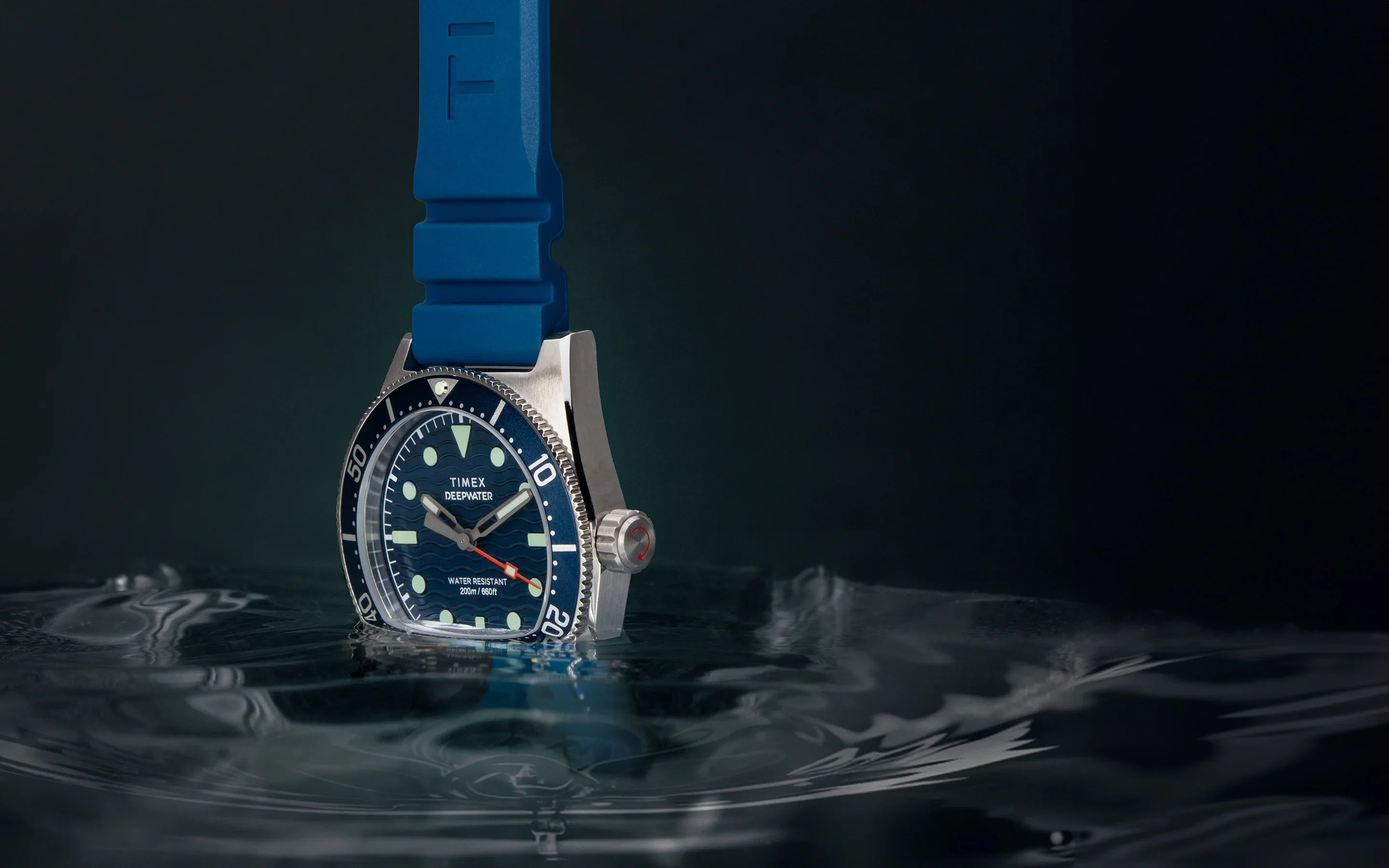 TW2W74600 Reloj Timex Deepwater de hombre pulsera de caucho - Image 12