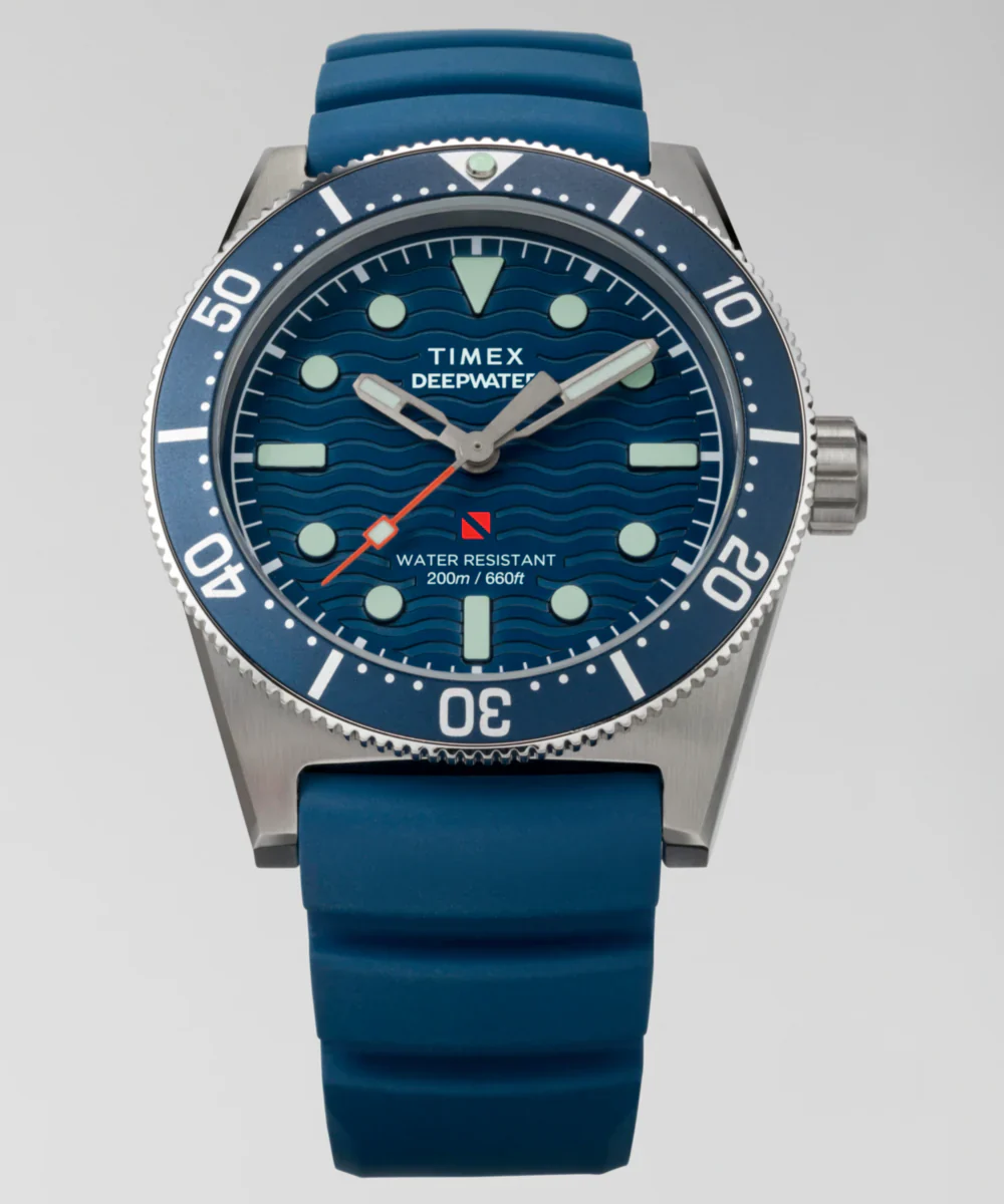 TW2W74600 Reloj Timex Deepwater de hombre pulsera de caucho - Image 2