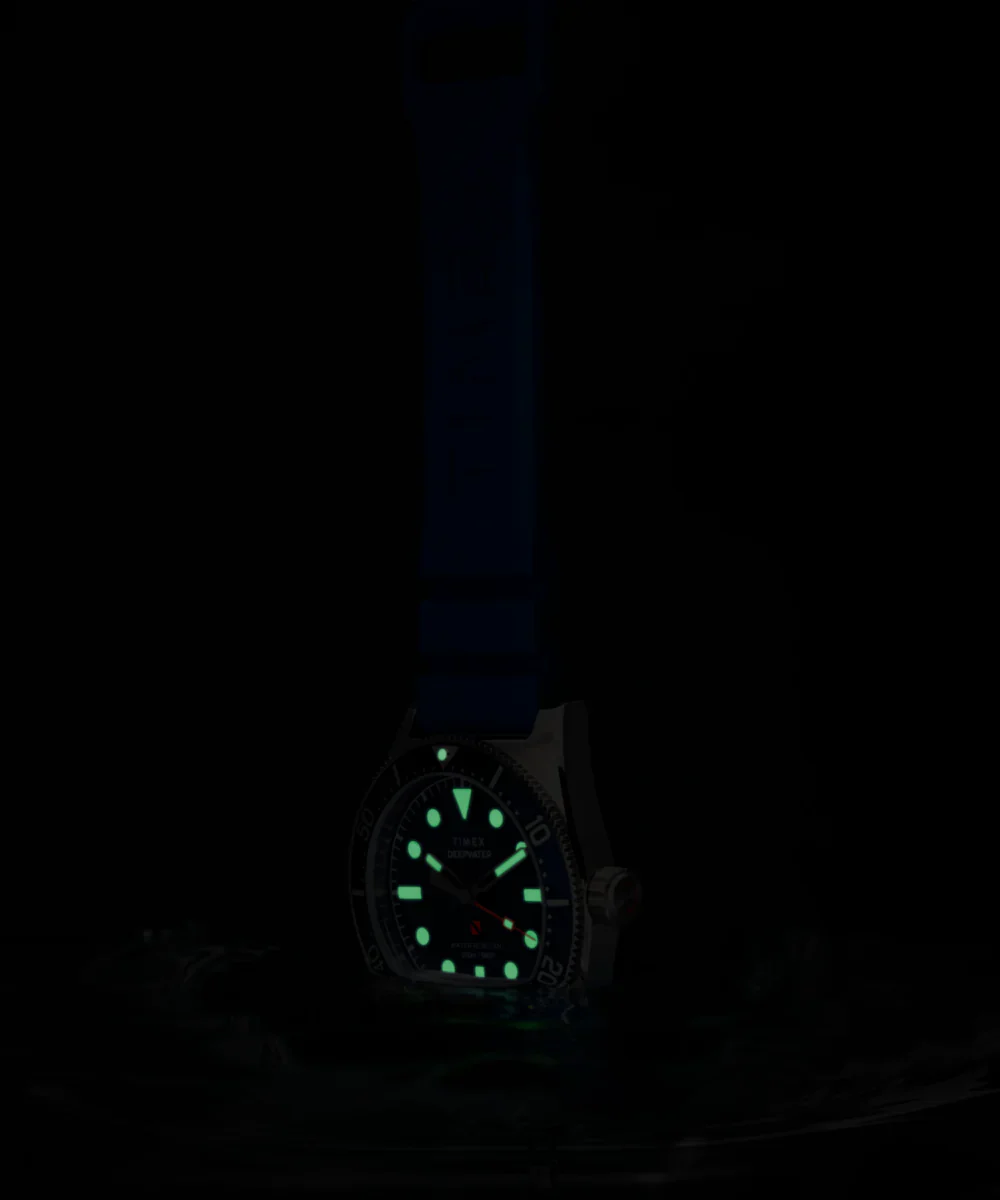 TW2W74600 Reloj Timex Deepwater de hombre pulsera de caucho - Image 8