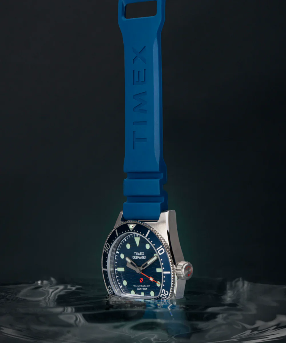 TW2W74600 Reloj Timex Deepwater de hombre pulsera de caucho - Image 9