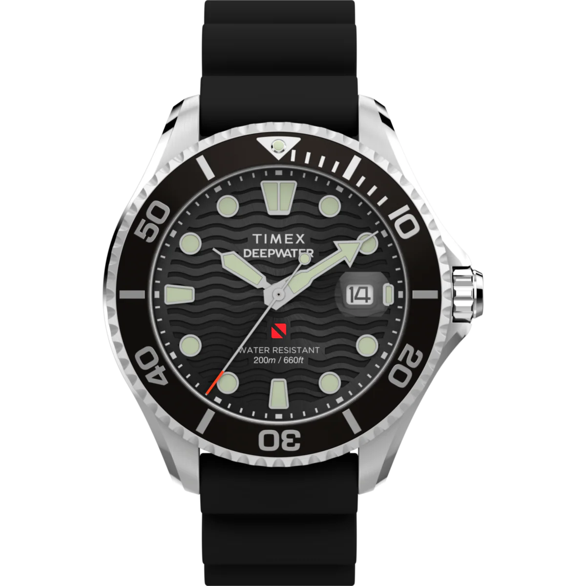 TW2W81600 Reloj Timex Deepwater Meridian 200 de hombre correa de caucho