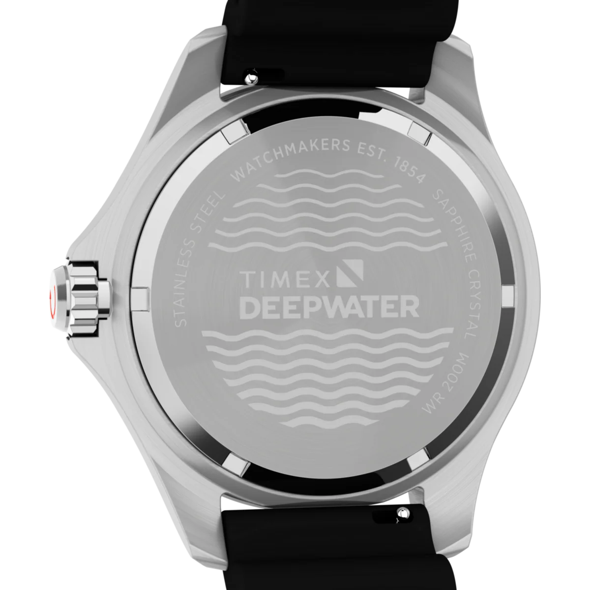 TW2W81600 Reloj Timex Deepwater Meridian 200 de hombre correa de caucho - Image 3