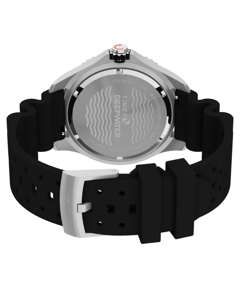 TW2W81600 Reloj Timex Deepwater Meridian 200 de hombre correa de caucho - Image 5