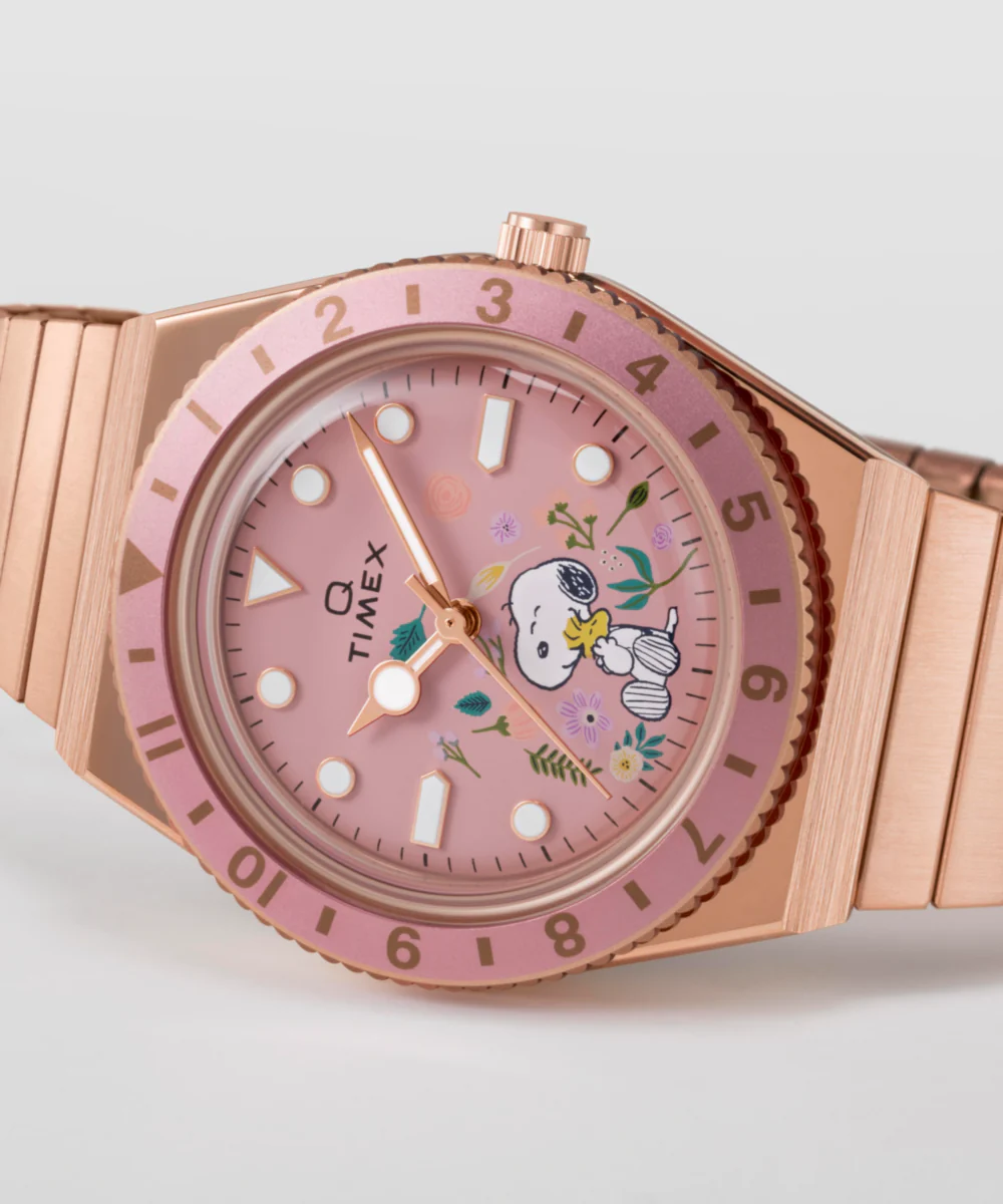 TW2W83800 Reloj Timex Q Peanuts de mujer correa de metal - Image 2
