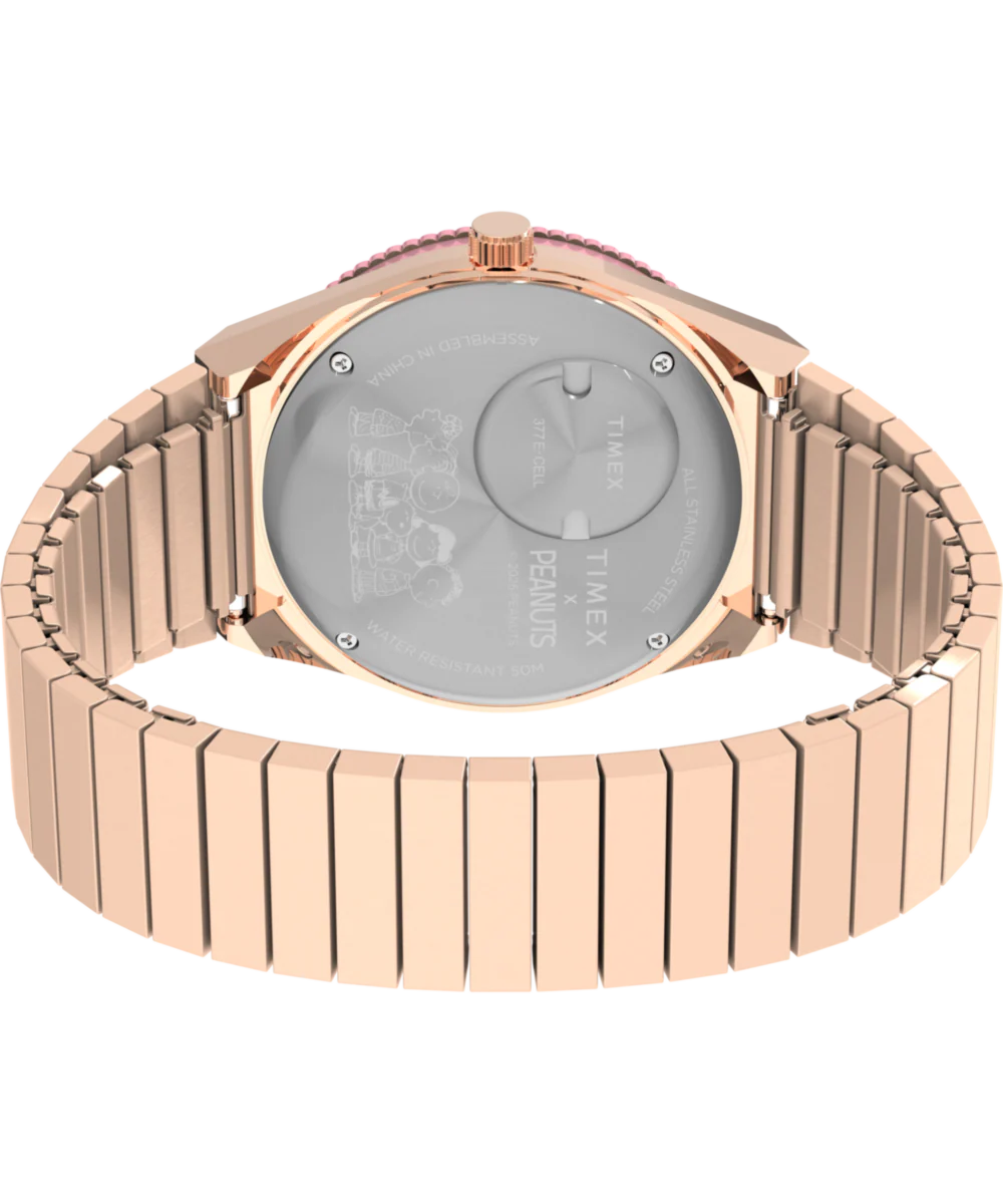 TW2W83800 Reloj Timex Q Peanuts de mujer correa de metal - Image 3