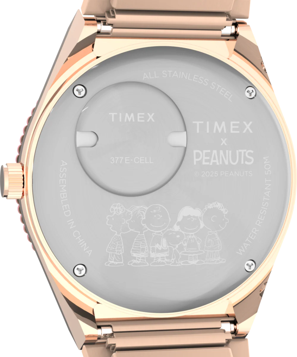 TW2W83800 Reloj Timex Q Peanuts de mujer correa de metal - Image 4