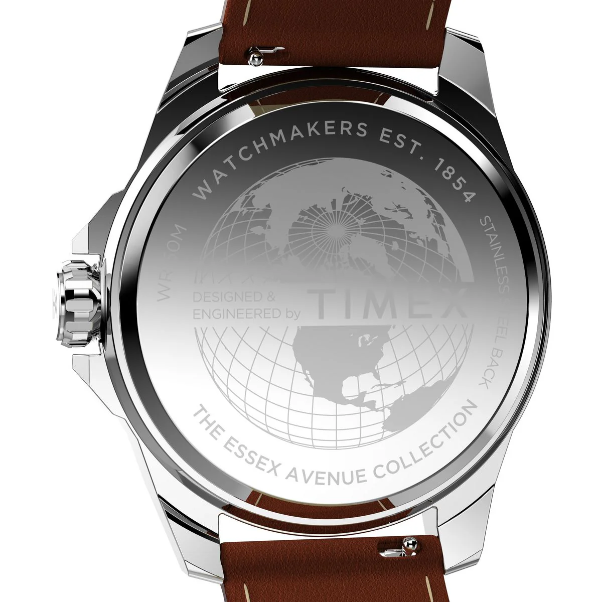 TW2W92800 Reloj Timex Essex Day de hombre correa de cuero - Image 4
