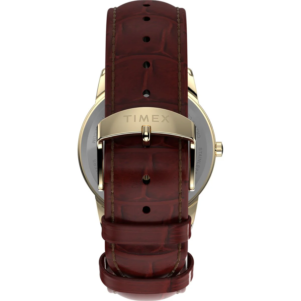 TW2W95500 Reloj Timex Easy Reader de hombre correa de cuero - Image 3
