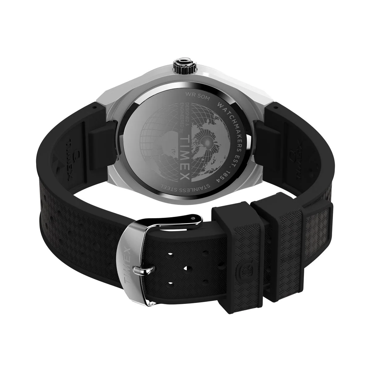 TW2Y12200 Reloj Timex Q Continental GMT de hombre correa de resina - Image 7