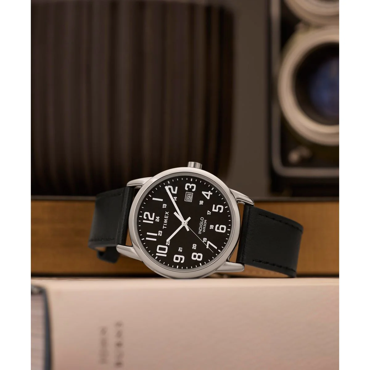 TW2Y12800 Reloj Timex Easy Reader de hombre correa de cuero - Image 7