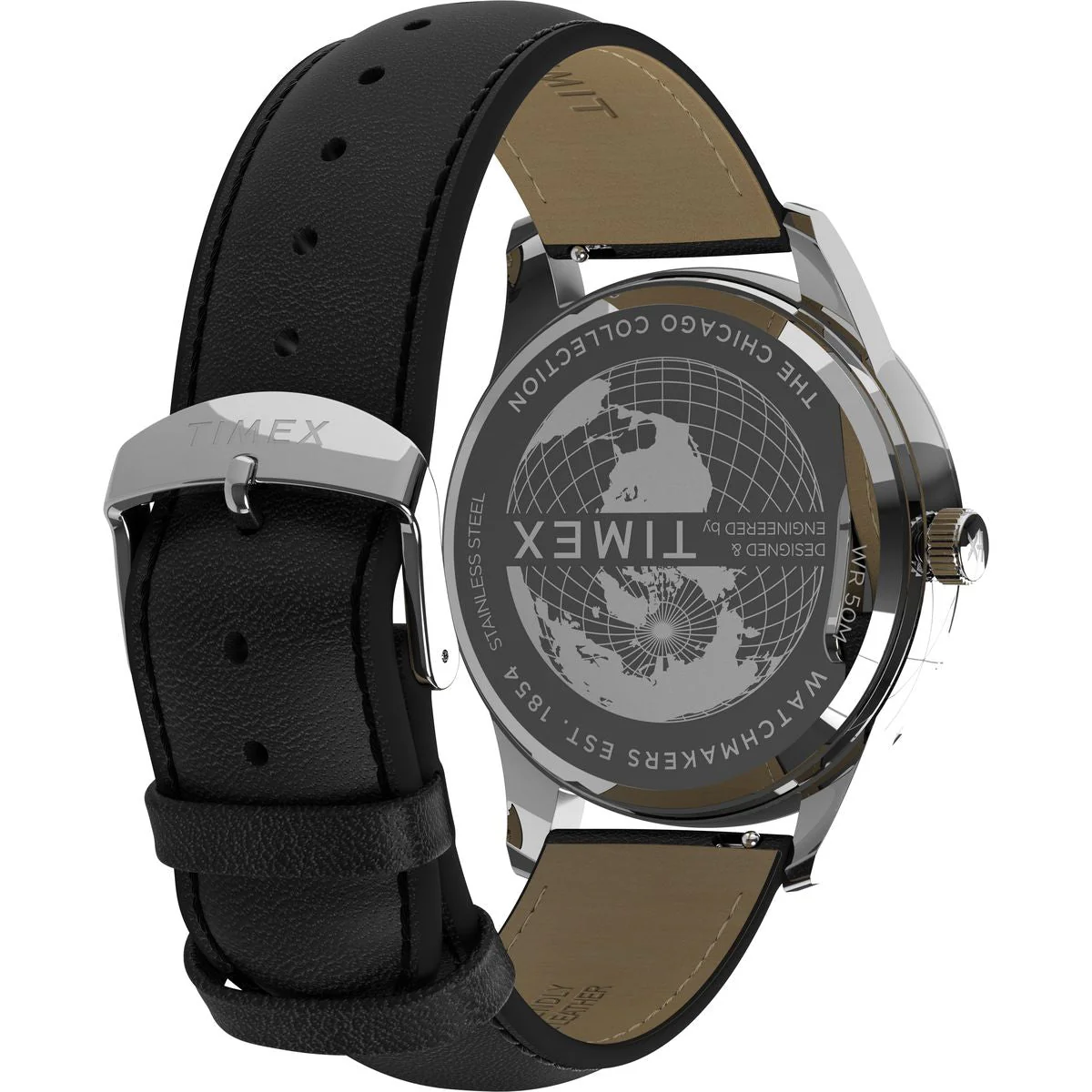 TW2Y21600 Reloj Timex Chicago de hombre correa de cuero - Image 2