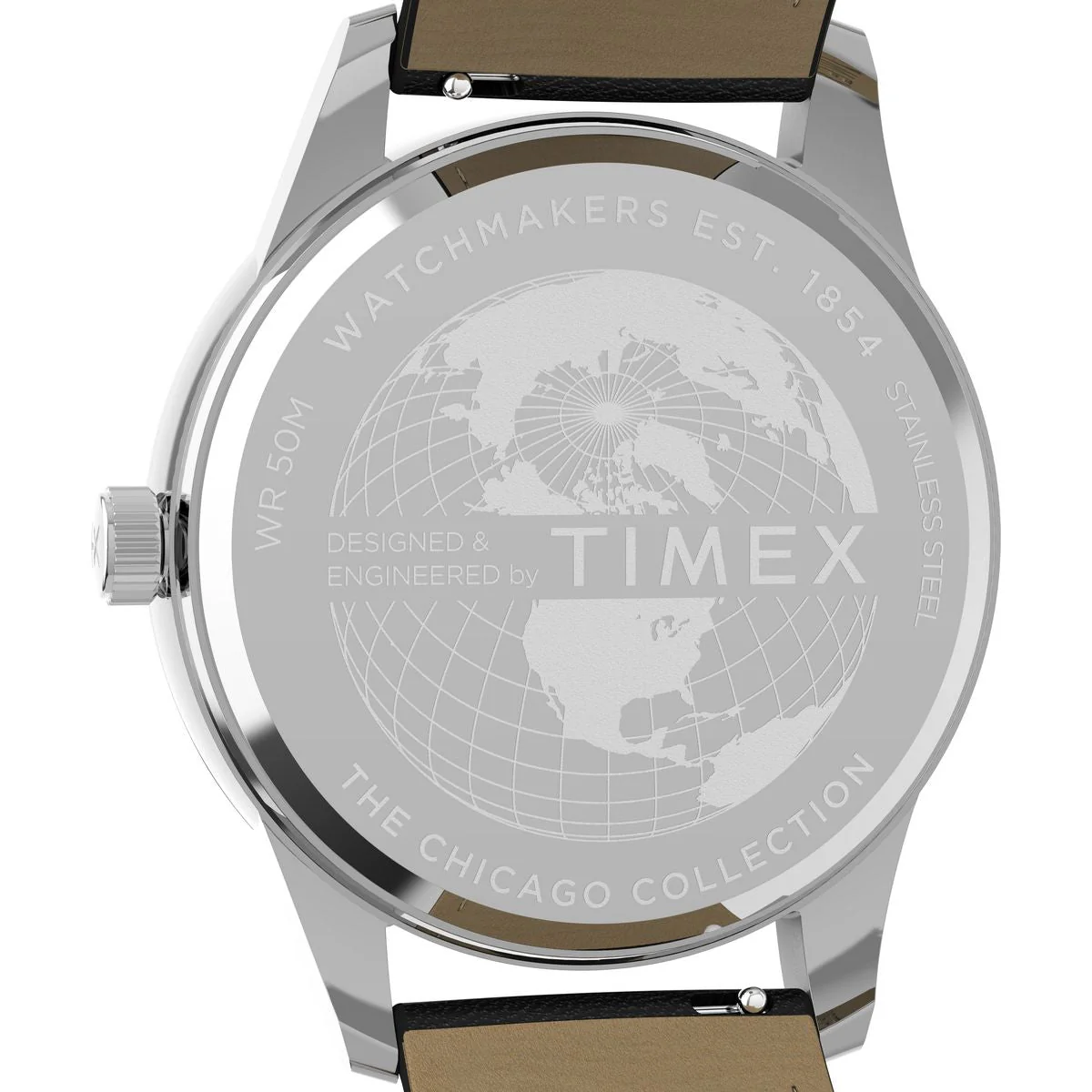 TW2Y21600 Reloj Timex Chicago de hombre correa de cuero - Image 3