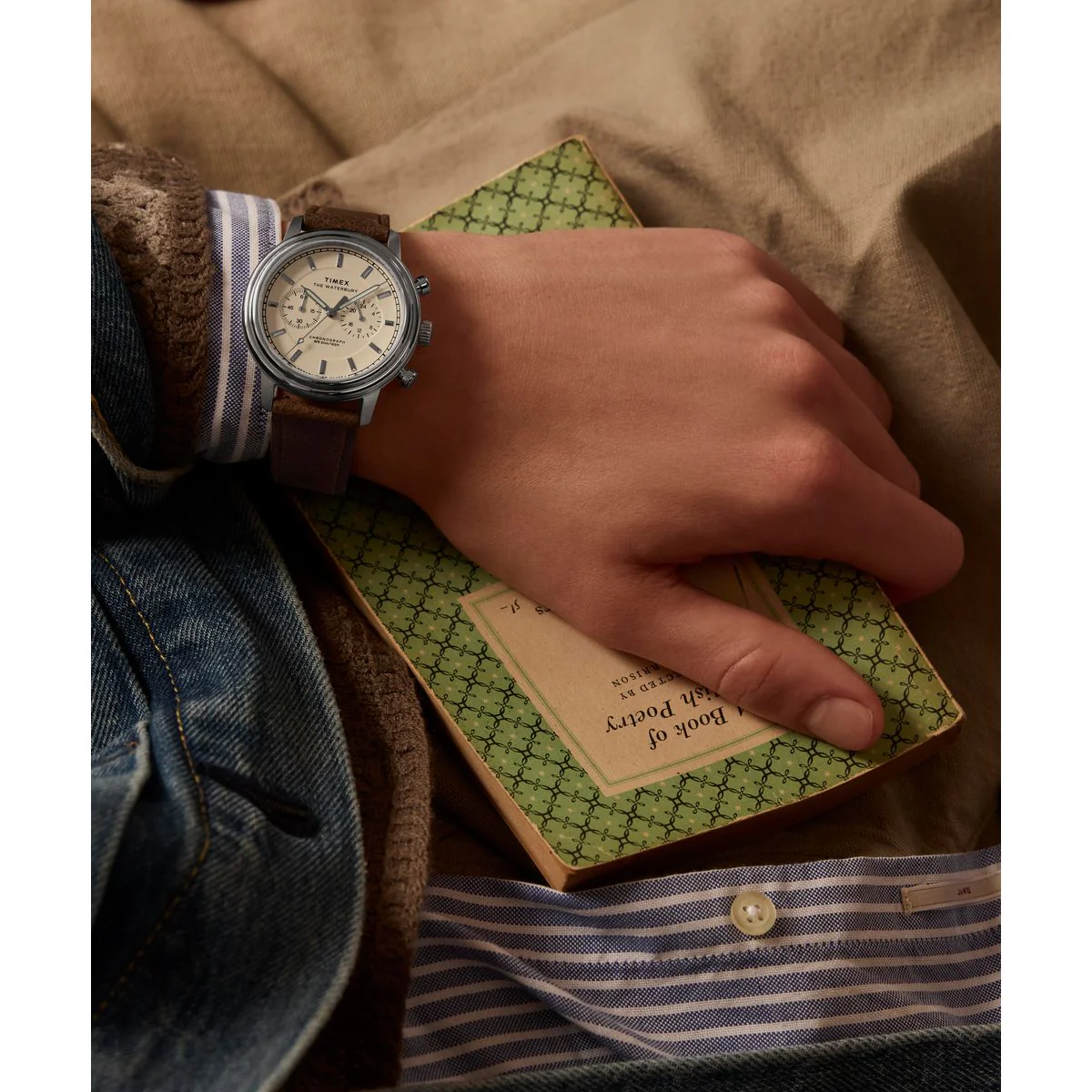 TW2Y23500 Reloj Timex Waterbury de hombre correa de piel - Image 4