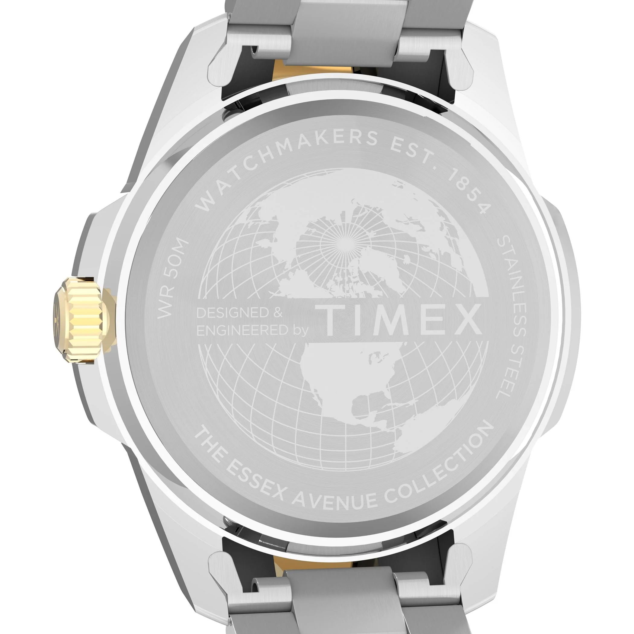 TW2Y35300 Reloj Timex Essex Day and Date de hombre correa de metal - Image 3