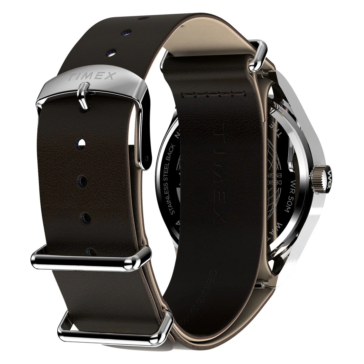 TW2Y35800 Reloj Timex Weekender de hombre pulsera de cuero - Image 2