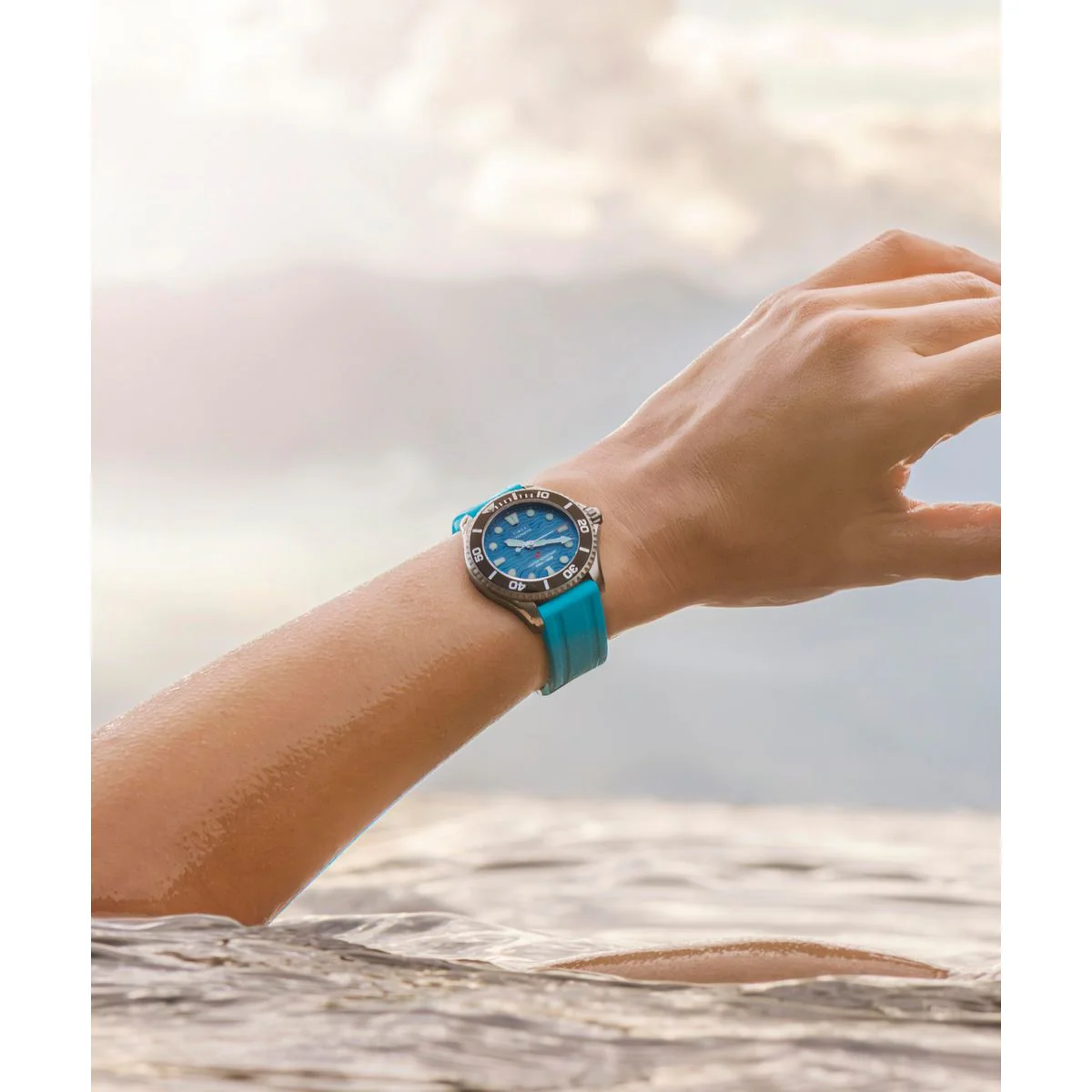 TW2Y40400 Reloj Timex Deepwater Meridian unisex pulsera de resina - Image 7