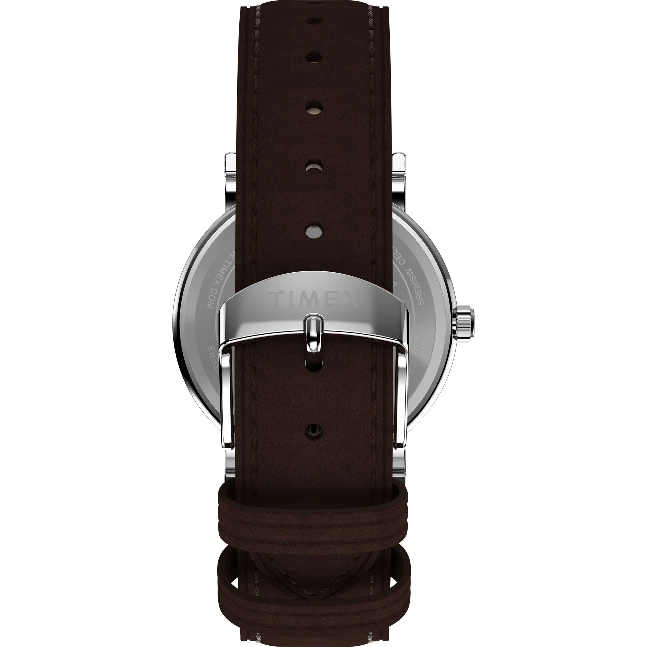 TW2Y51500 Reloj Timex Weekender Snoopy de hombre correa de cuero - Image 4