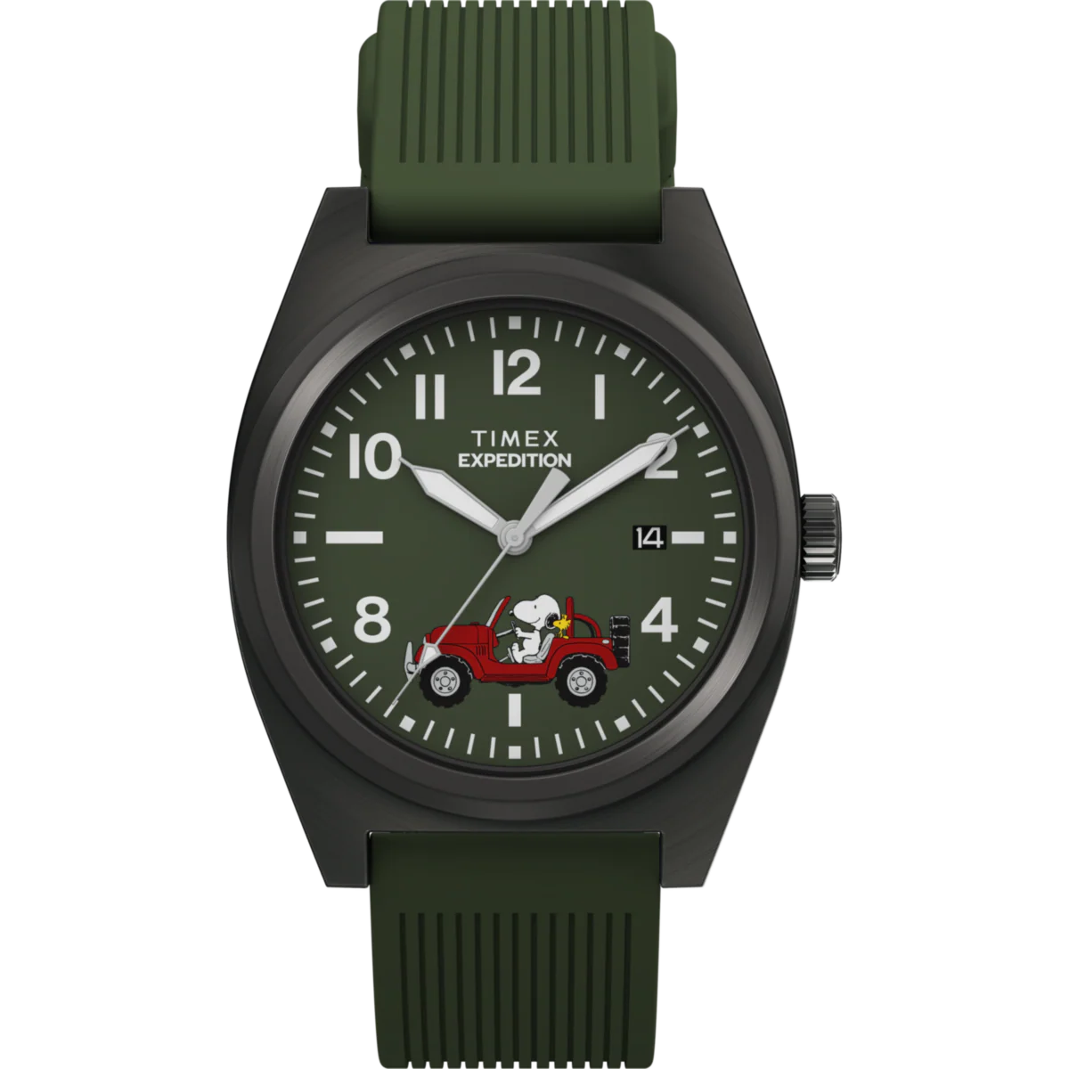 TW2Y52500 Reloj Timex Expedition Snoopy Road de hombre correa de silicona