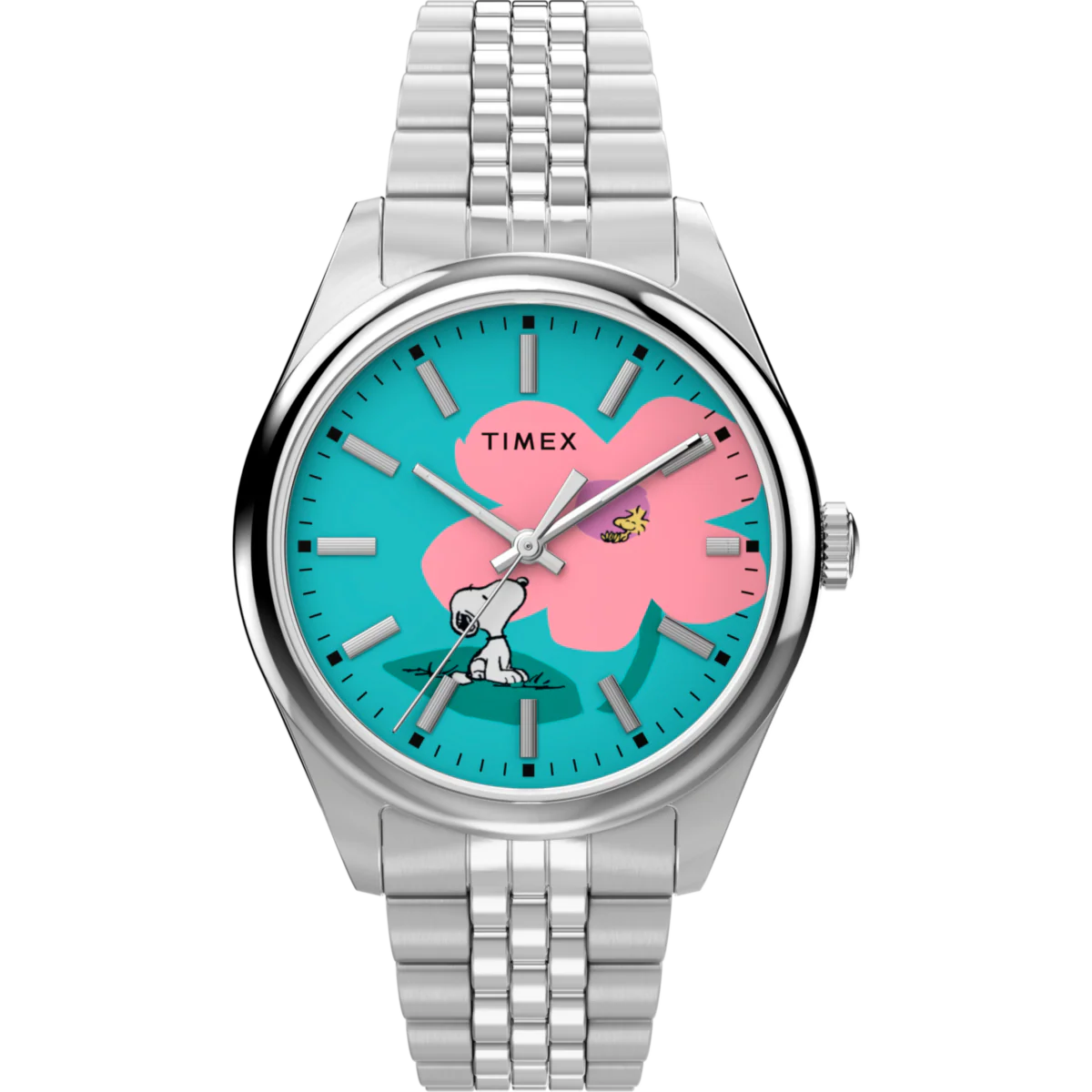 TW2Y52600 Reloj Timex Legacy Snoopy de mujer correa de metal