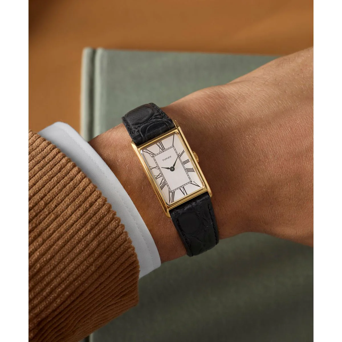 TW2Y56200 Reloj Timex 1976 Lexington de hombre banda de cuero - Image 3