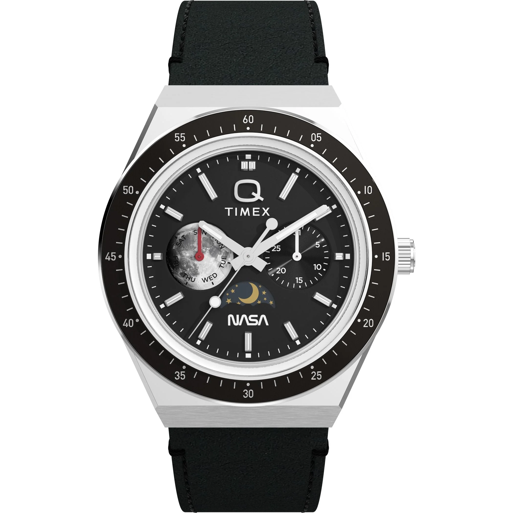 TW2Y56800 Reloj Timex Q NASA de hombre correa de piel