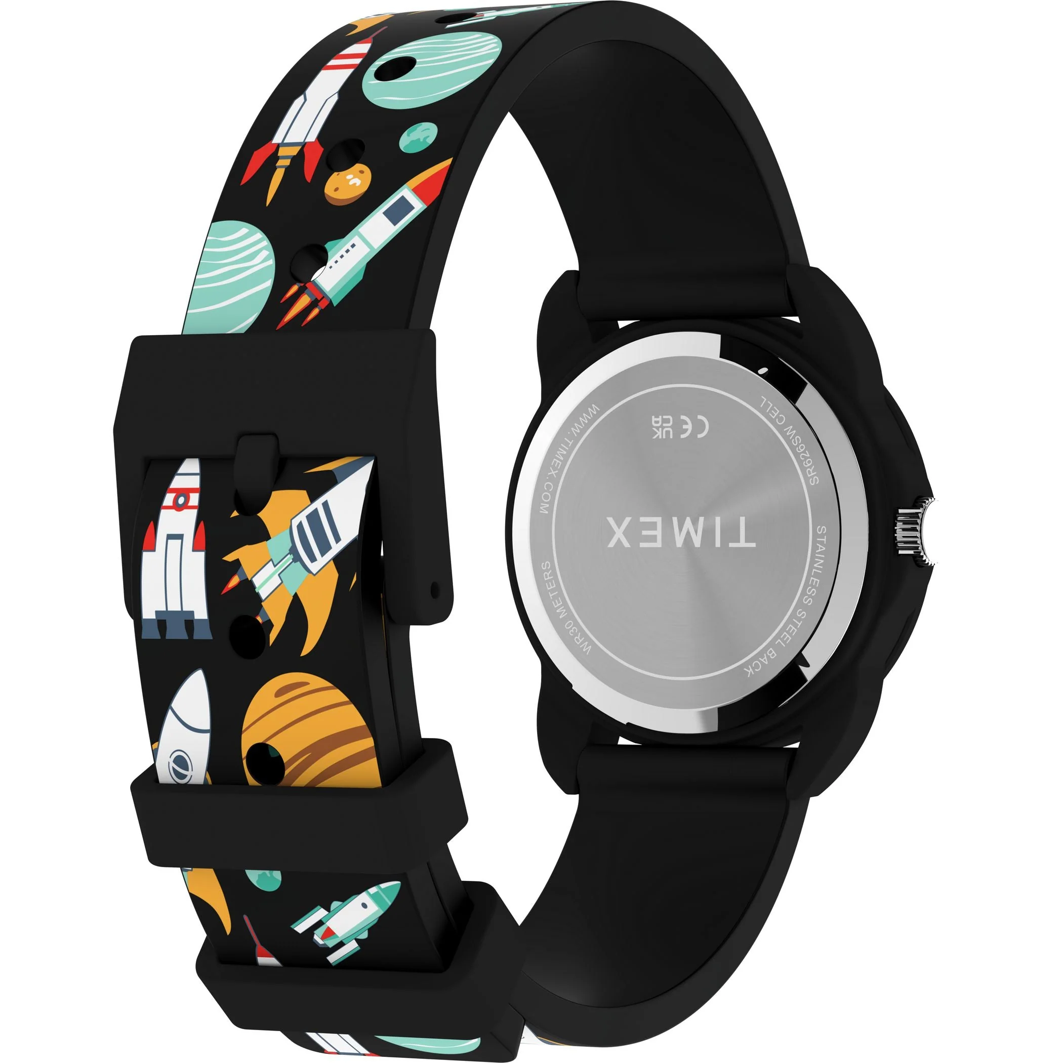 TW2Y59800 Reloj Timex Teacher Espacio para niños correa de silicona - Image 2