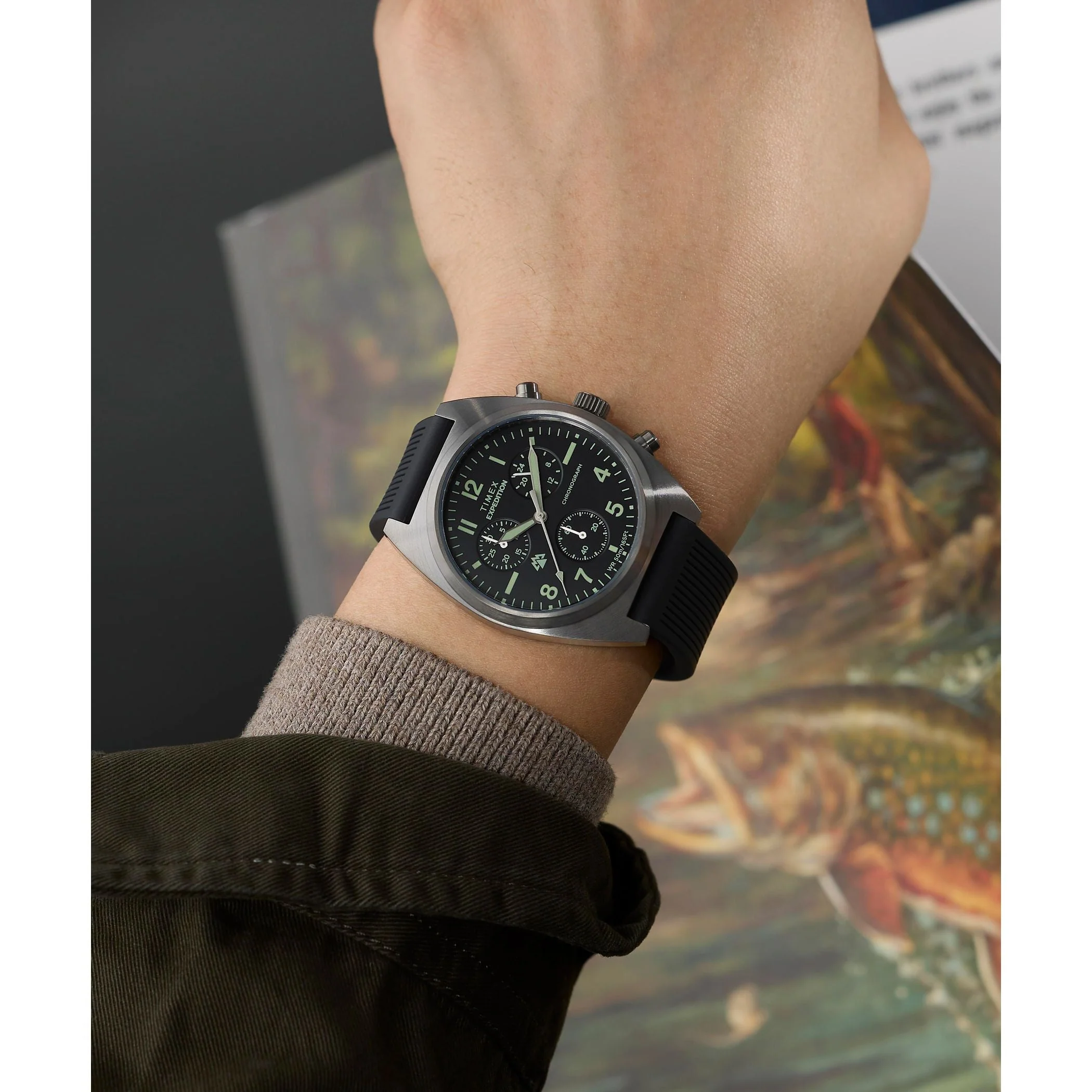 TW2Y61000 Reloj Timex Expedition Capstone de hombre correa de silicona - Image 3