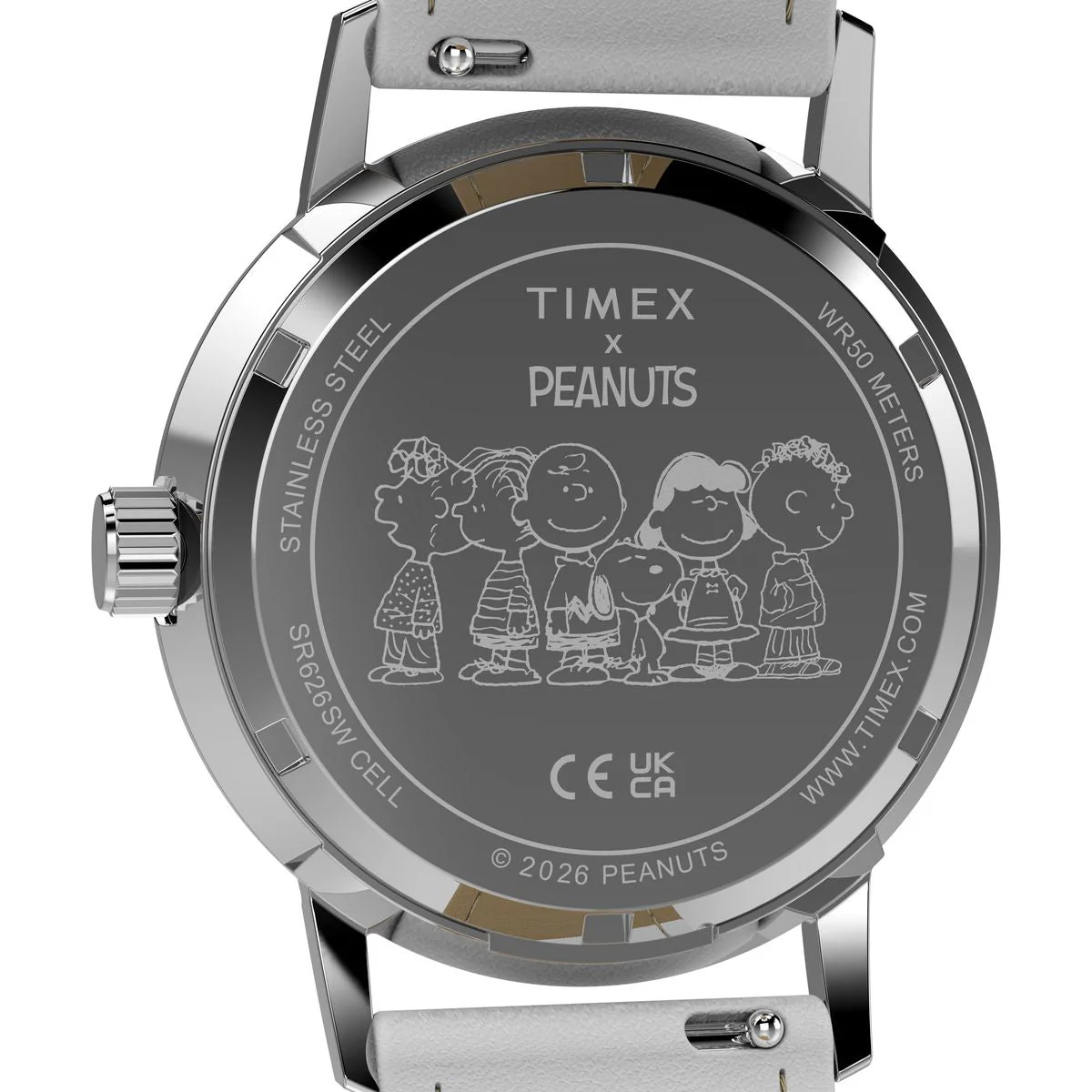TW2Y68800 Reloj Timex Marlin Snoopy de mujer correa de cuero - Image 5