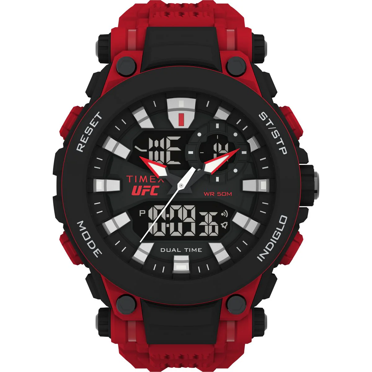 TW5M53000 Reloj Timex UFC de hombre correa de silicona