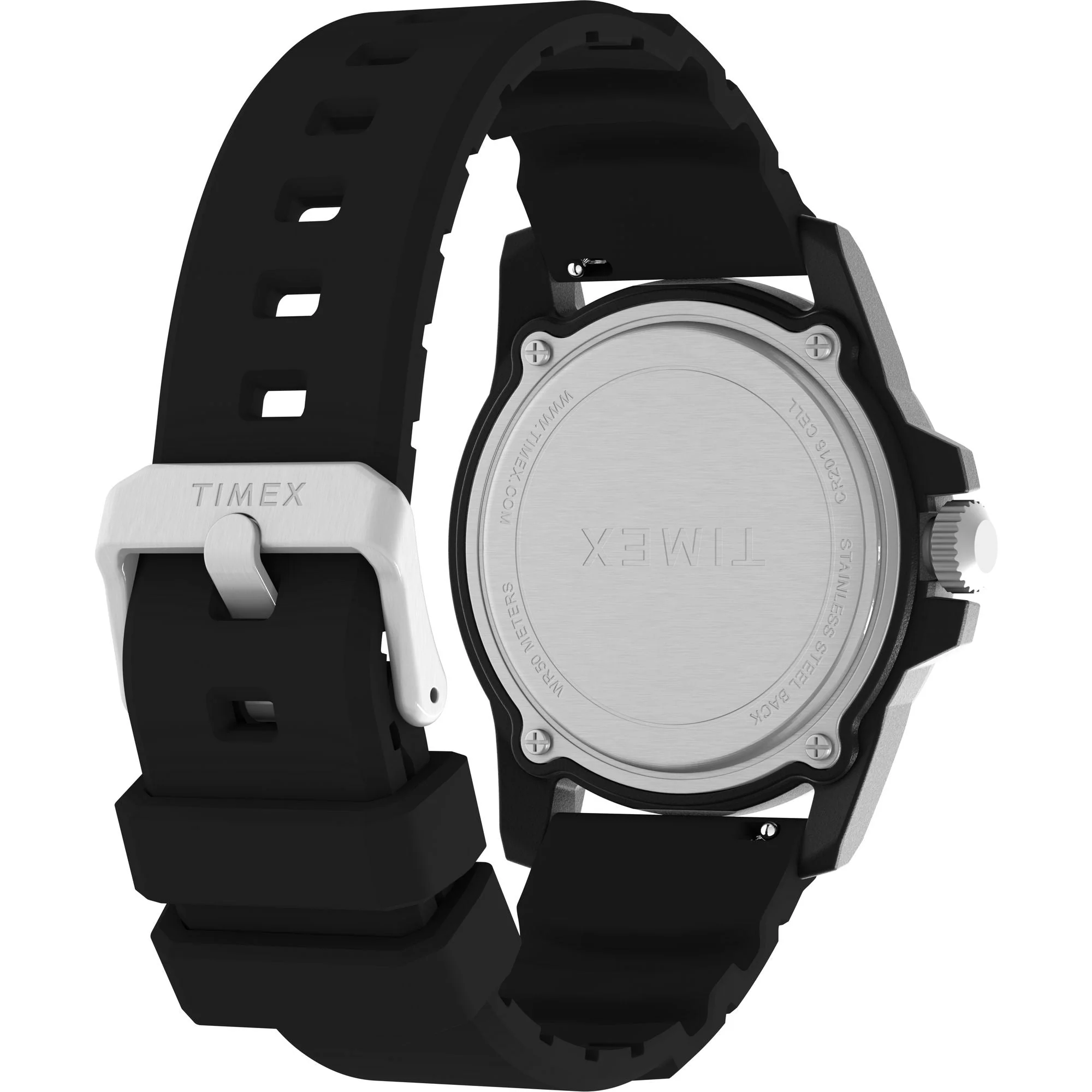 TW5M61200 Reloj Timex Diver Style unisex pulsera de caucho 42 mm - Image 4
