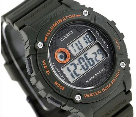 W-216H-3BV Reloj Casio para Hombre, Illuminator con Cronógrafo - Image 4