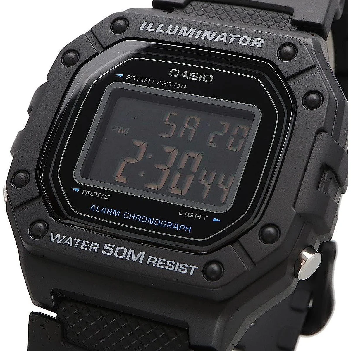 W-218H-1BV Casio Reloj para Hombre, Illuminator con Cronógrafo - Image 2